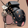 Lock Down Chastity Cock Cage w/ Cum-Thru Tip & Lock
