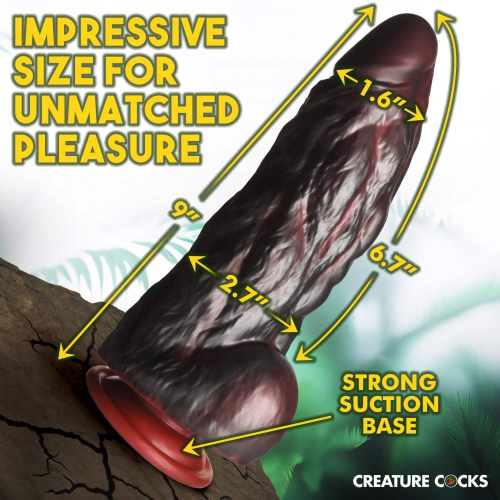King Kong 9 Inch Silicone Monster Dildo w/ Suction Cup