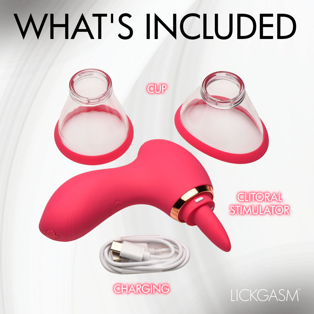 Lickgasm Plump Pleasure Licking and Sucking Clitoral Stimulator
