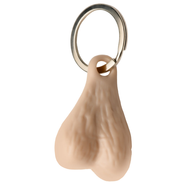 Big Ballers Plastic Nuts Keychain in Light