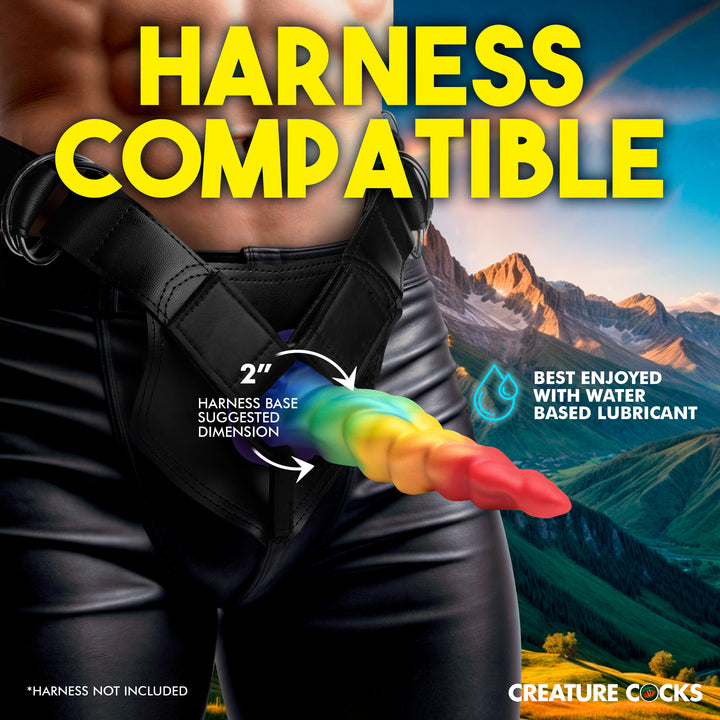Magic Rider Unicorn Silicone Dildo with Suction Cup