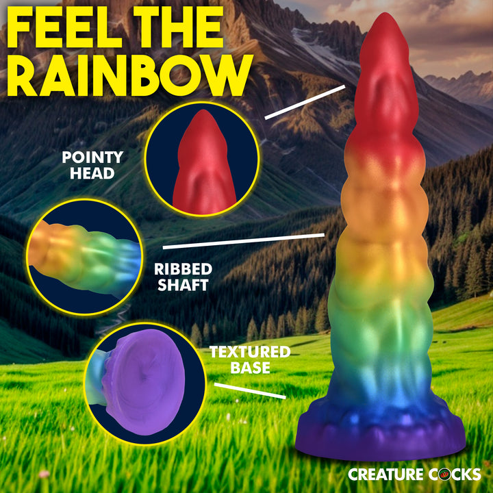 Magic Rider Unicorn Silicone Dildo with Suction Cup