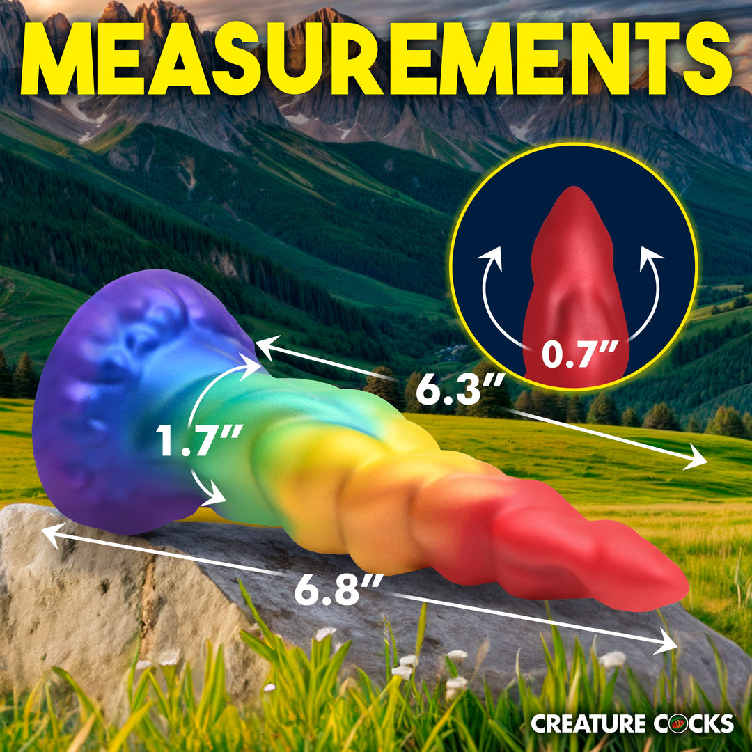 Magic Rider Unicorn Silicone Dildo with Suction Cup