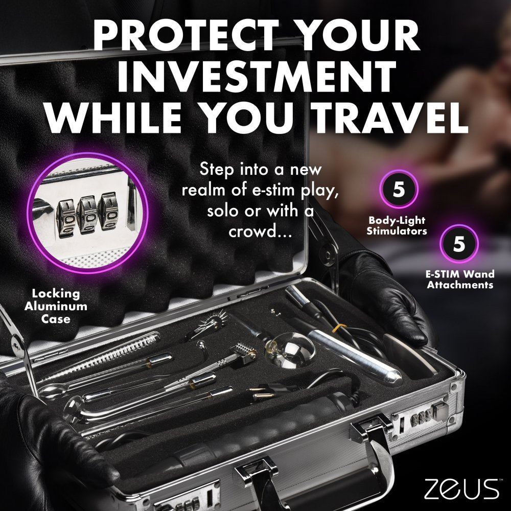 Ultimate Edition Electrosex Violet Wand E-Stim Set