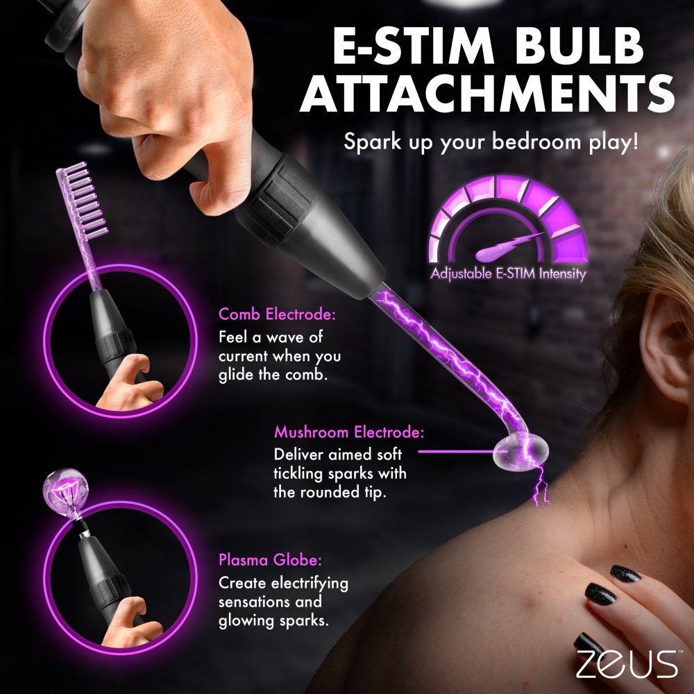 Ultimate Edition Electrosex Violet Wand E-Stim Set
