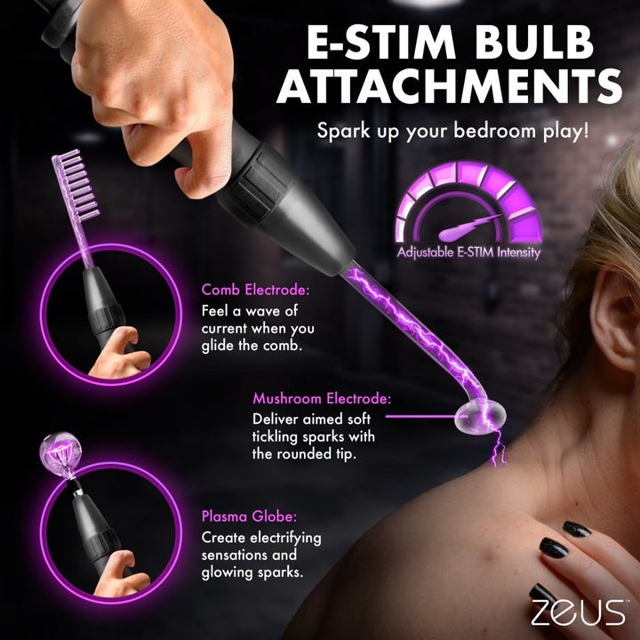 Ultimate Edition Electrosex Violet Wand E-Stim Set