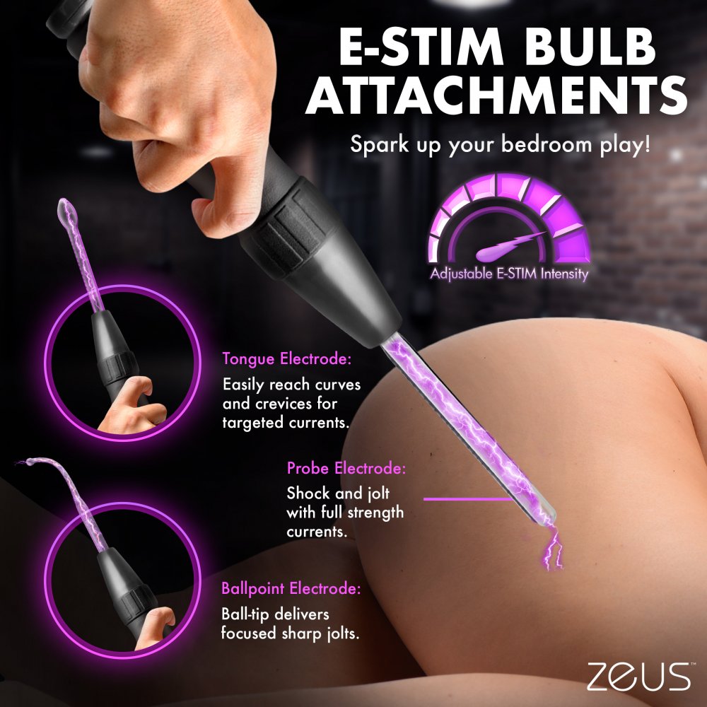 Ultimate Edition Electrosex Violet Wand E-Stim Set