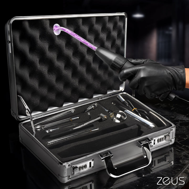Ultimate Edition Electrosex Violet Wand E-Stim Set