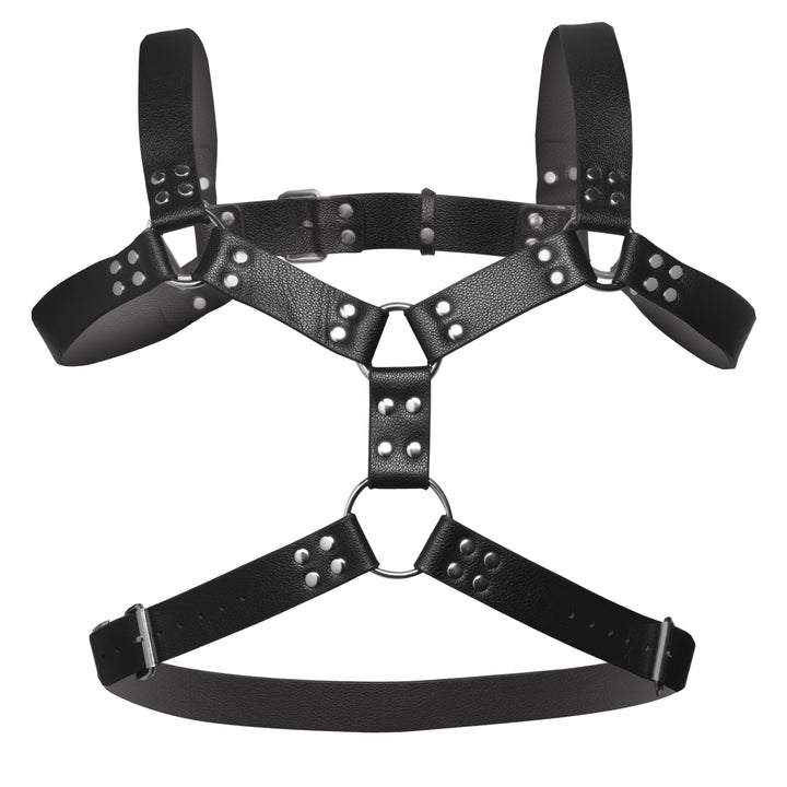 Strict 6 O-Ring Vegan Leather Chest Harness