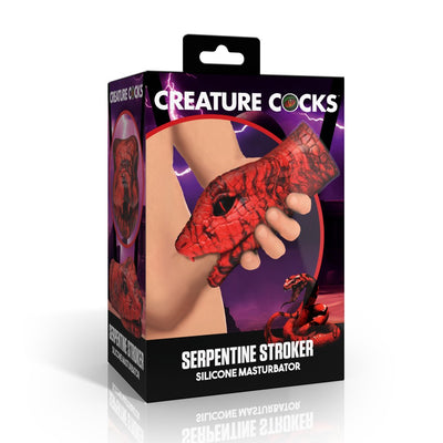 6.7 Inch Serpentine Stroker Silicone Masturbator | Great for Solo & Roleplay