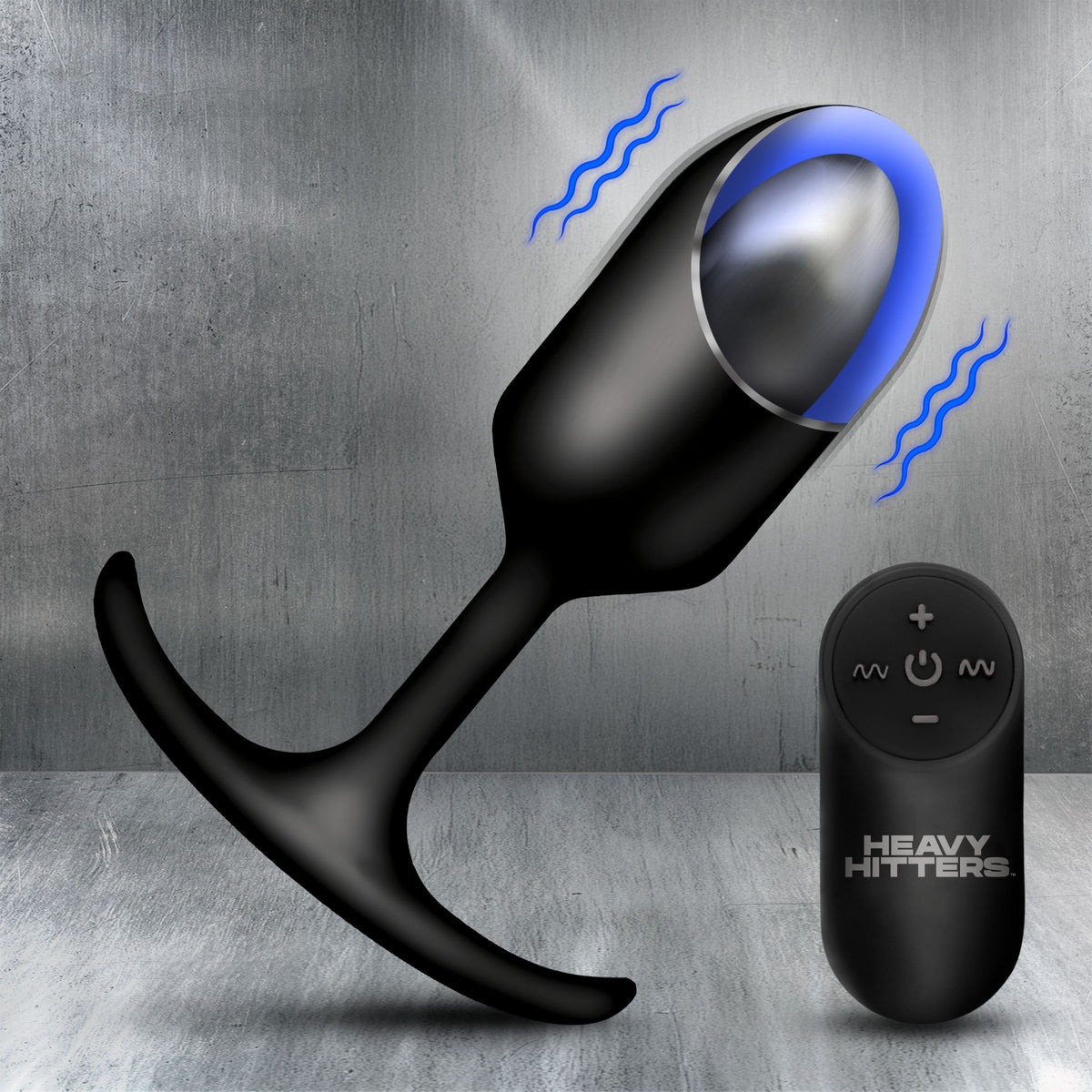 Heavy Hitters Vibrating XL Weighted Silicone Anal Plug