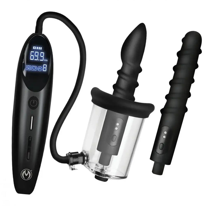Rosebud Driller Deluxe Set Vibrating Silicone Tush Pump The Dildo Hub Rosebud Driller Deluxe Set Vibrating Silicone Tush Pump The Dildo Hub