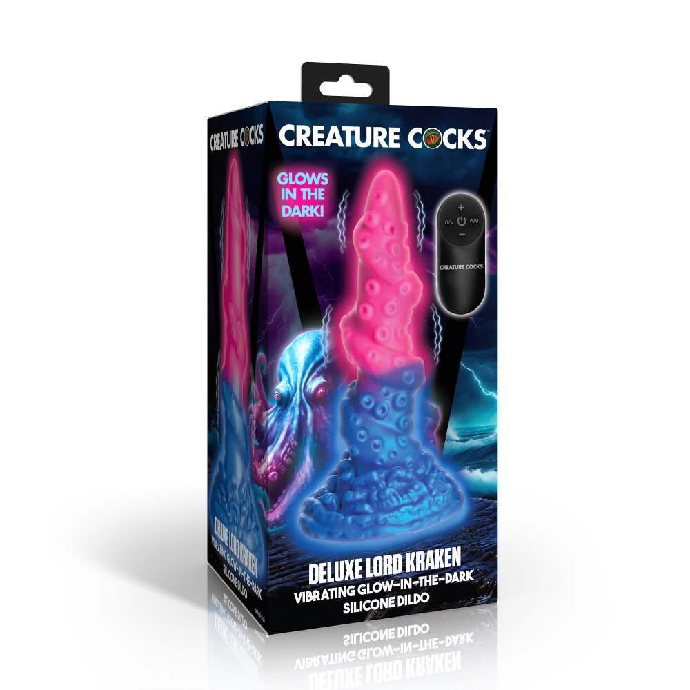 Lord Kraken 8 Inch Vibrating Tentacle Dildo w/ Suction Cup