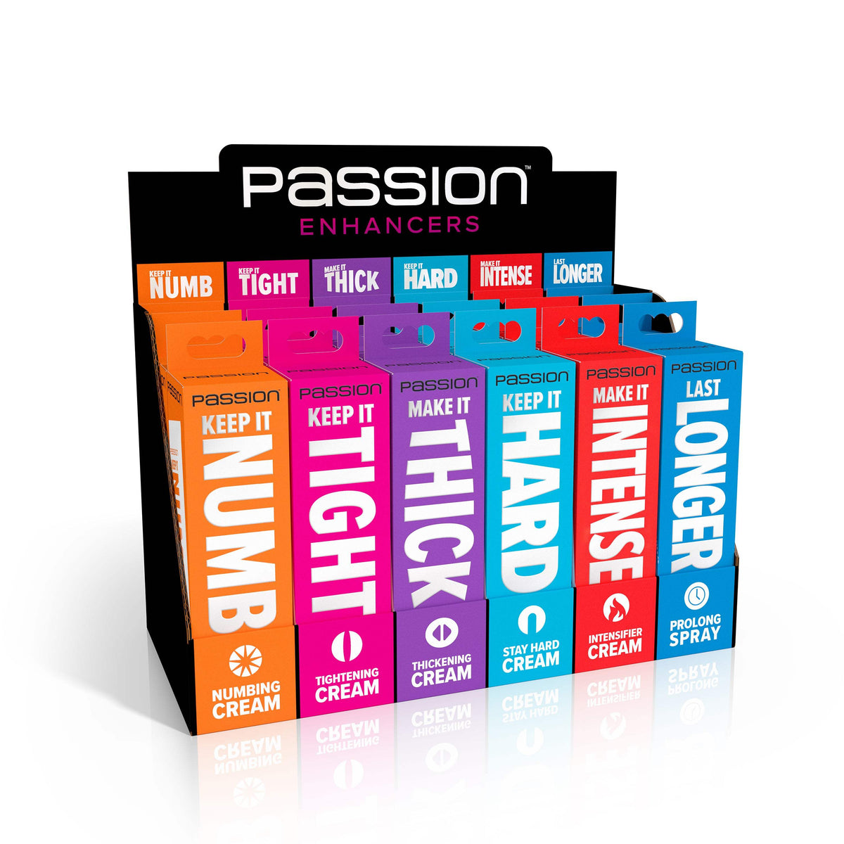 18 PCS Passion Enhancers Numb - Tight - Thick - Hard - Intense - Longer