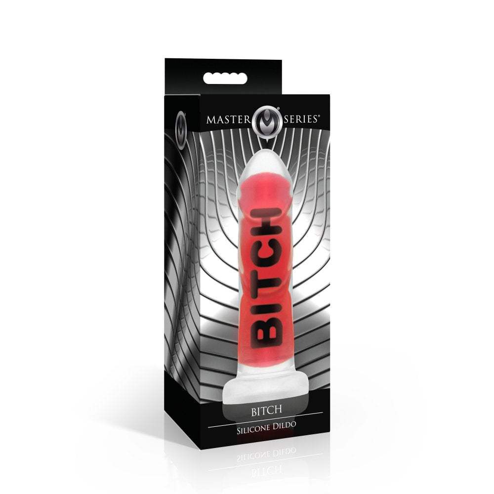 The Explicit Text Dildo SLUT & BITCH & FUCK