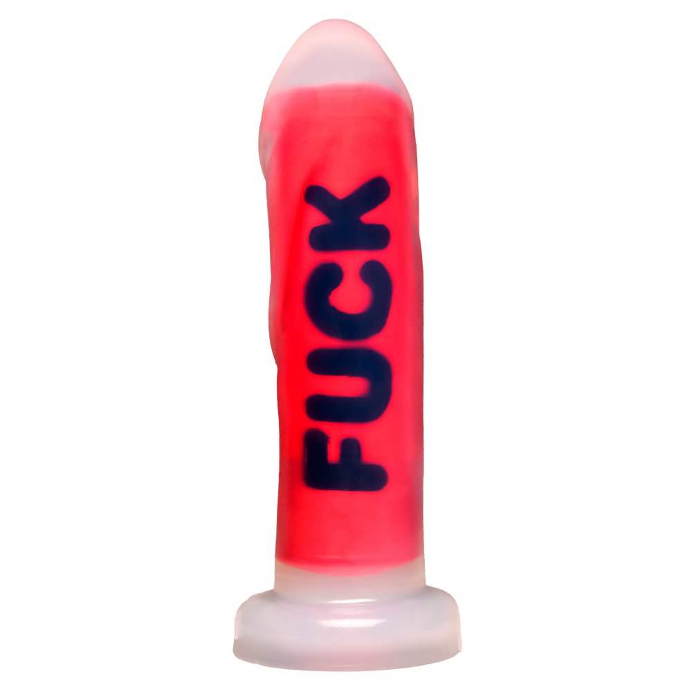 The Explicit Text Dildo SLUT & BITCH & FUCK