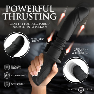 Power Thrust Thrusting Silicone Vibrator