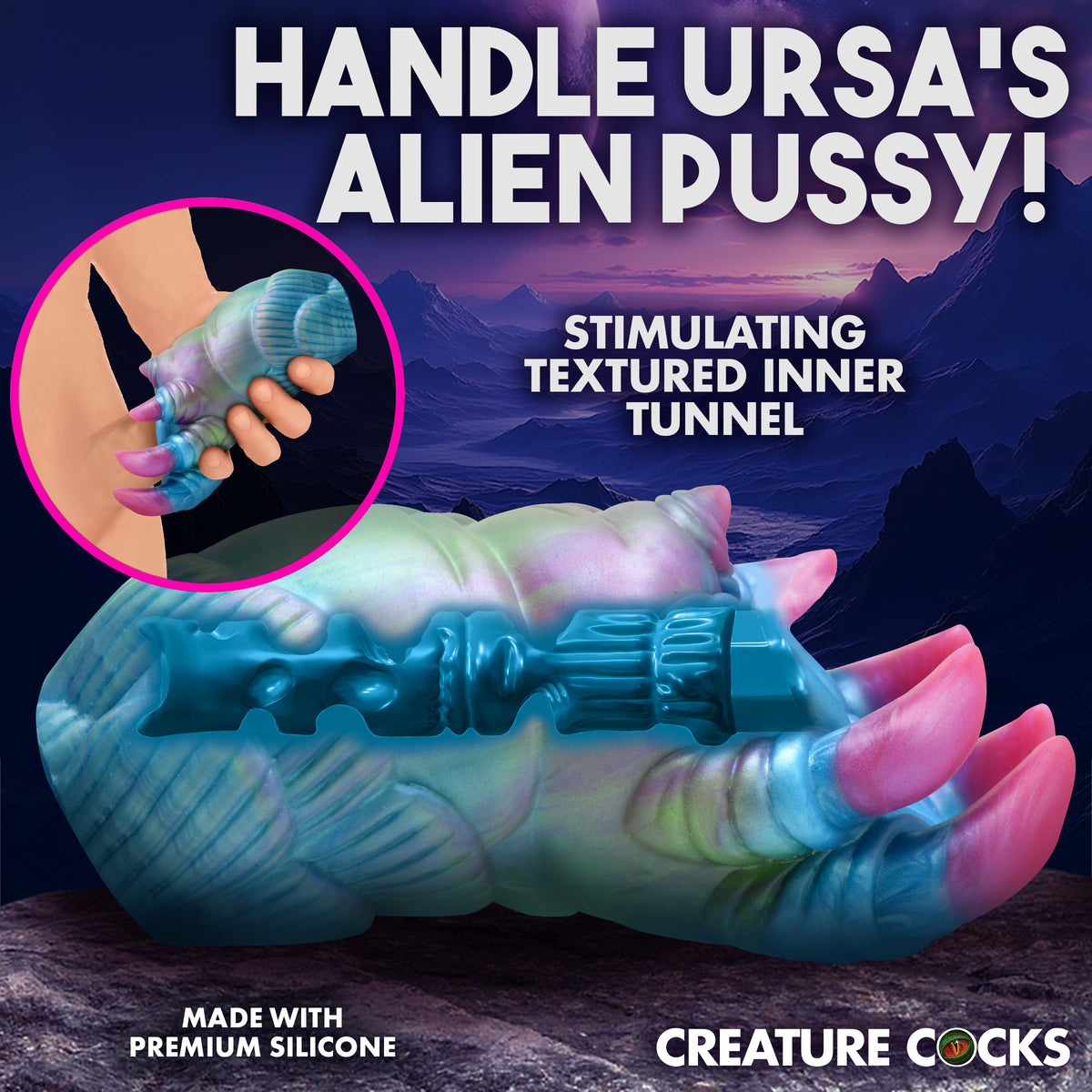 Ursa Alien Silicone Pussy Stroker