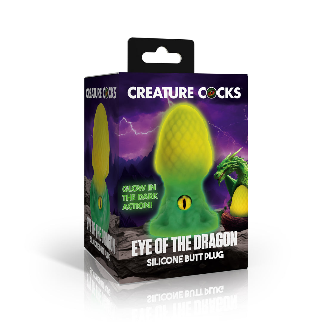 Eye of the Dragon 4.4 Inch Silicone Fantasy Butt Plug