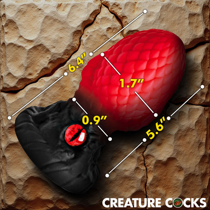 Eye of the Dragon 4.4 Inch Silicone Fantasy Butt Plug
