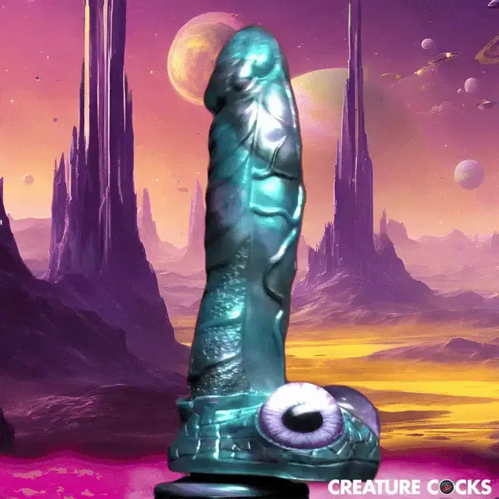 Astro 8.7 Inch Thrusting & Vibrating Fantasy Dildo w/ Suction Cup