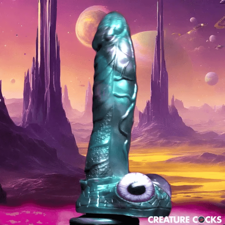 Astro 8.7 Inch Thrusting & Vibrating Fantasy Dildo w/ Suction Cup