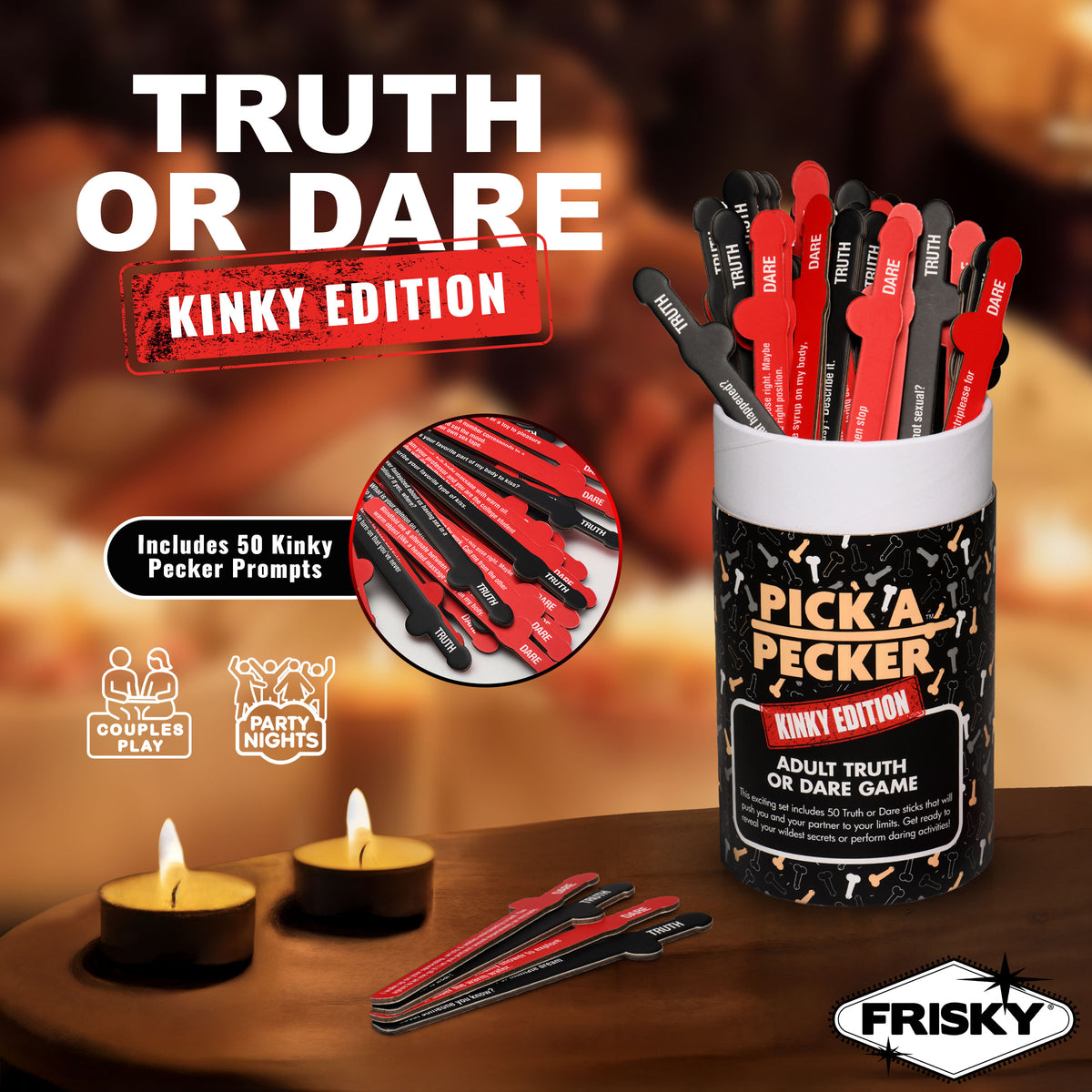 Pick A Pecker Adult Truth or Dare Game, Kinky Edition