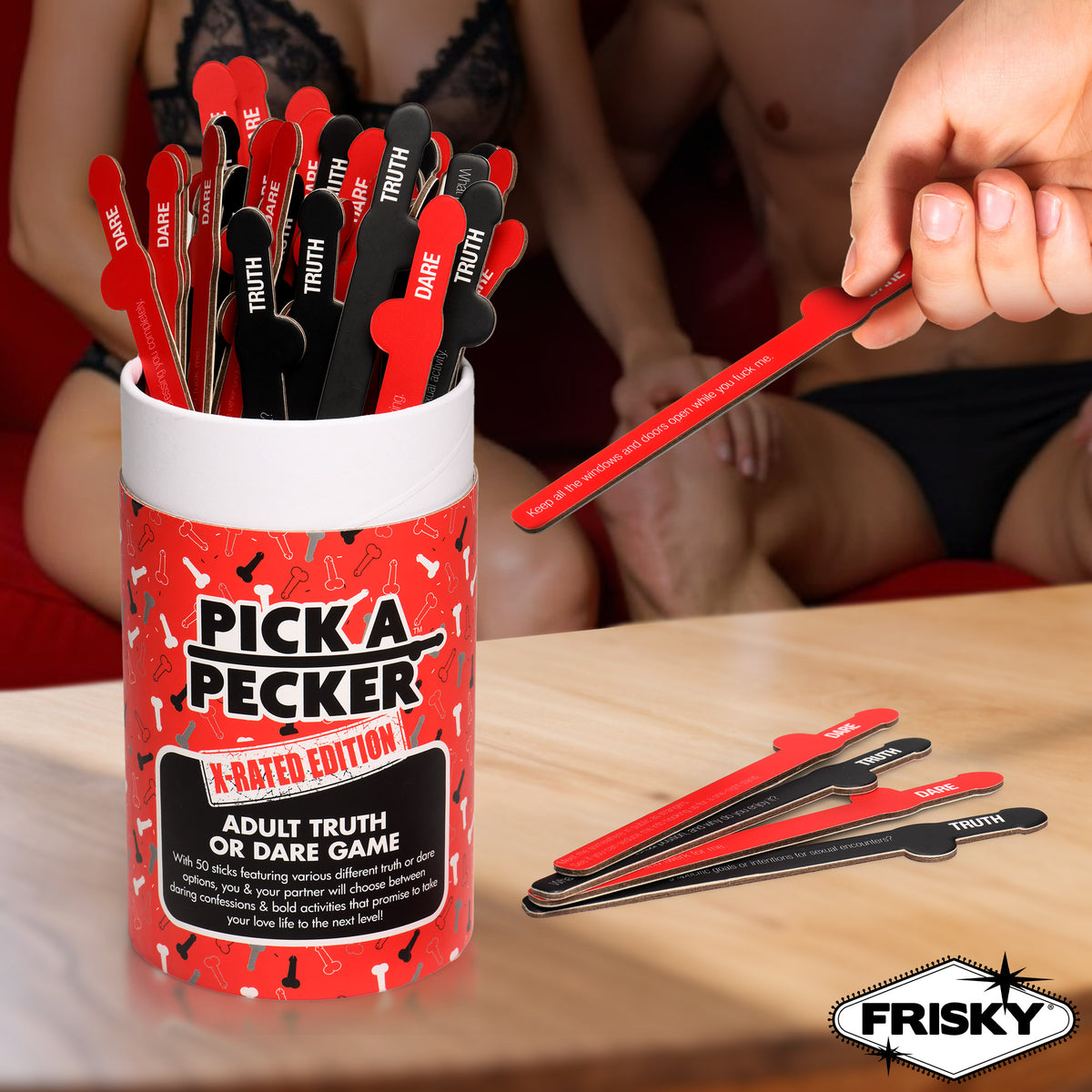 Pick A Pecker Adult Truth or Dare Game, X-Rated Edition