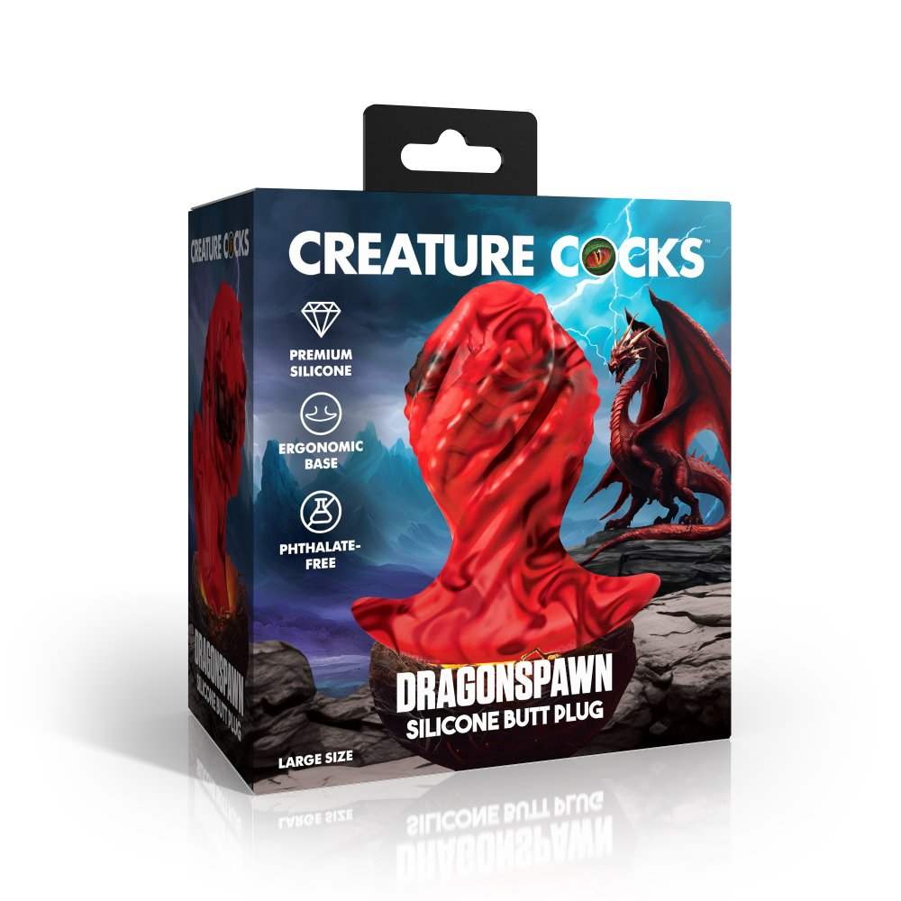 Dragonspawn Silicone Fantasy Butt Plug w/ Flared Base