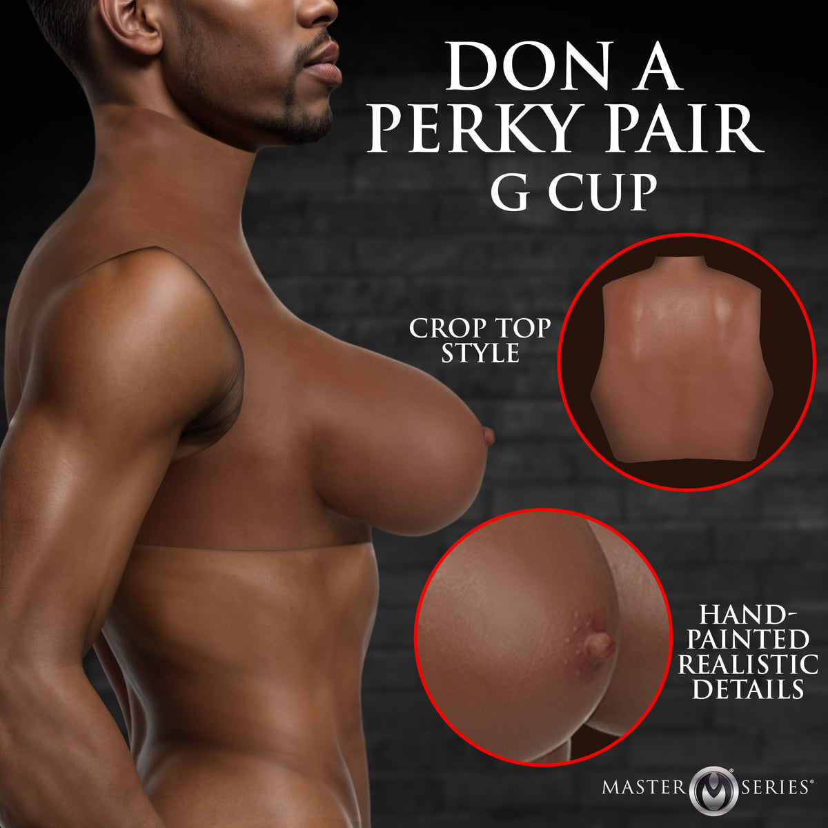 Perky Pair G-Cup Silicone Breasts