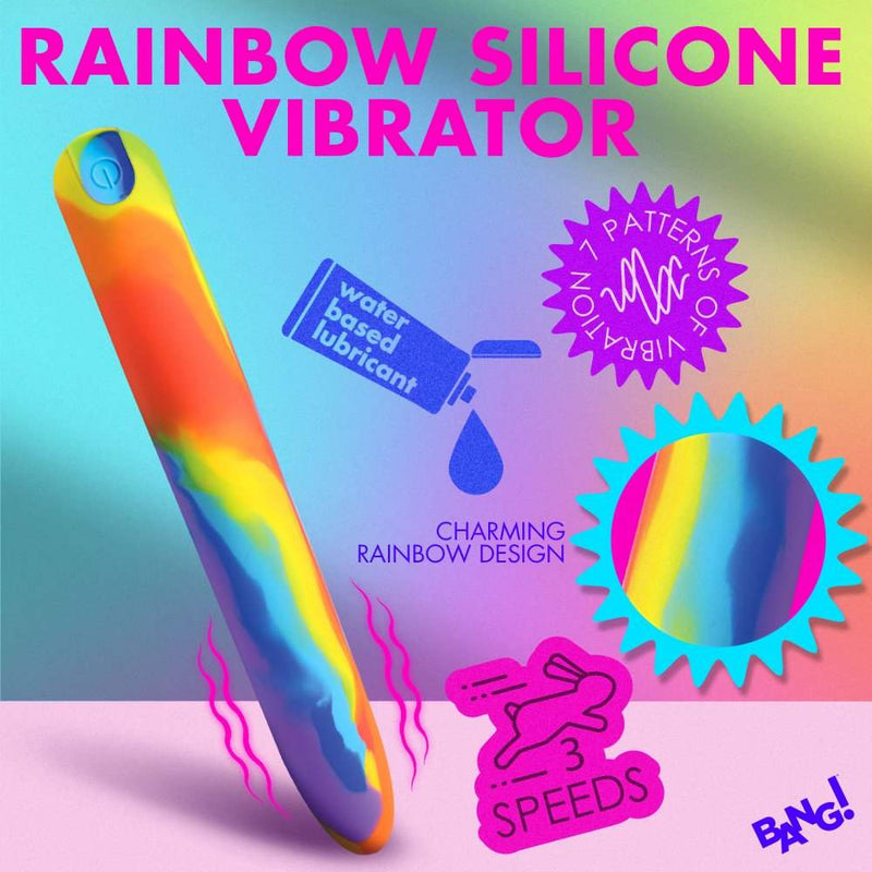 Rainbow Silicone Vibrator