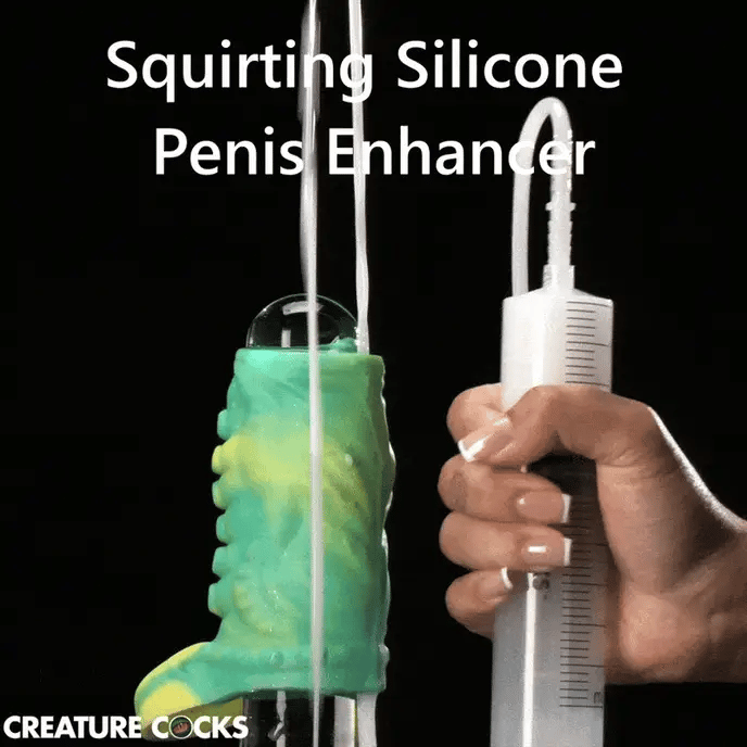 Octo Cum Tentacle Squirting Silicone Penis Sleeve Enhancer