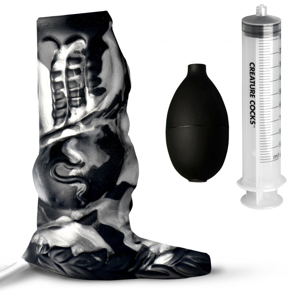 Hell Hound Squirting Silicone Penis Sleeve Enhancer