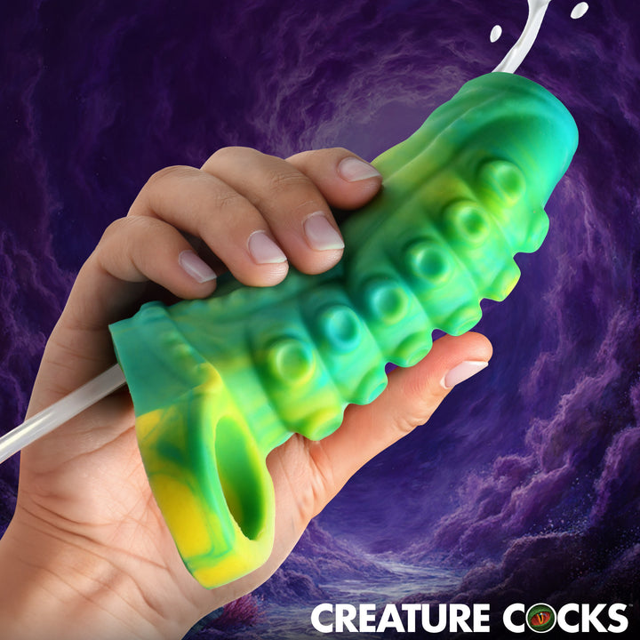 Octo Cum Tentacle Squirting Silicone Penis Sleeve Enhancer