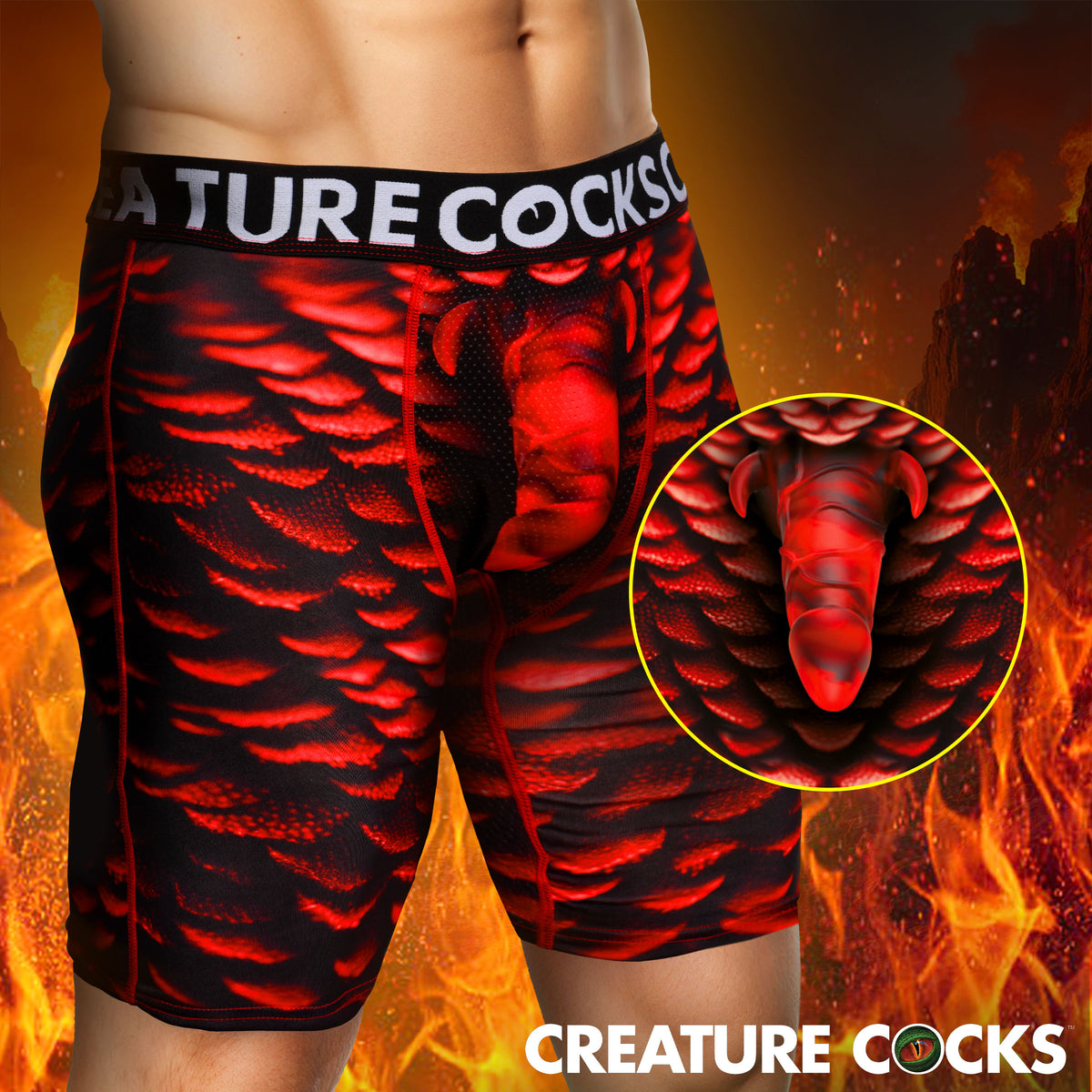 Horny Devil Demon Boxer Shorts in Small