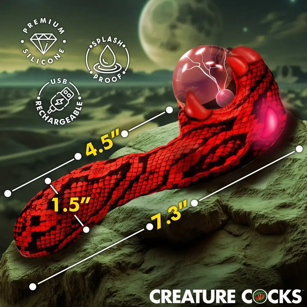 Cobra Silicone 7.3 Inch Plasma Fantasy Vibrator
