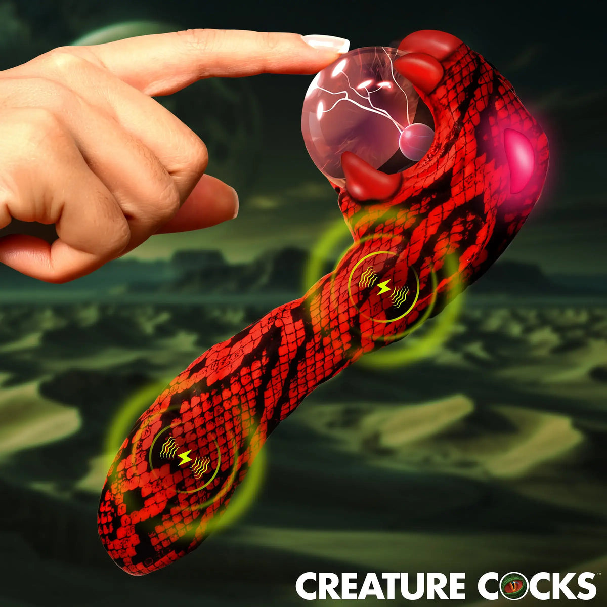 Cobra Silicone 7.3 Inch Plasma Fantasy Vibrator