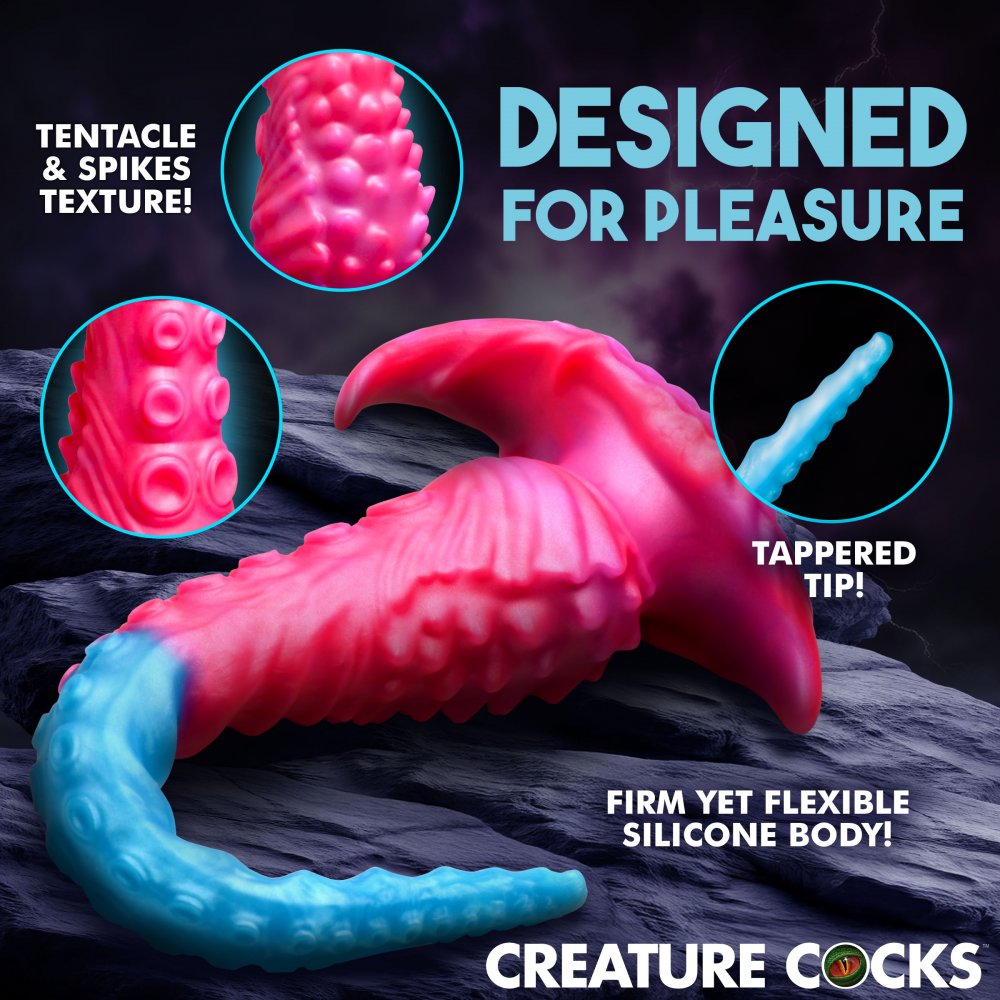 Vibropus 13 Inch Vibrating Tentacle Dildo w/ Suction Cup