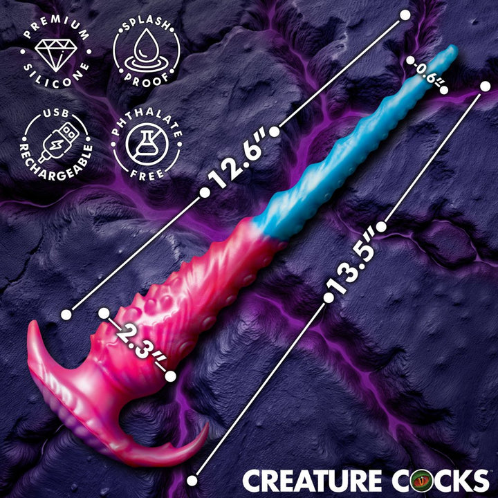 Vibropus 13 Inch Vibrating Tentacle Dildo w/ Suction Cup