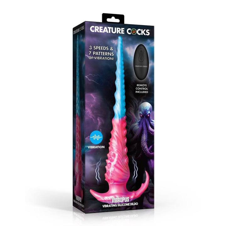 Vibropus 13 Inch Vibrating Tentacle Dildo w/ Suction Cup