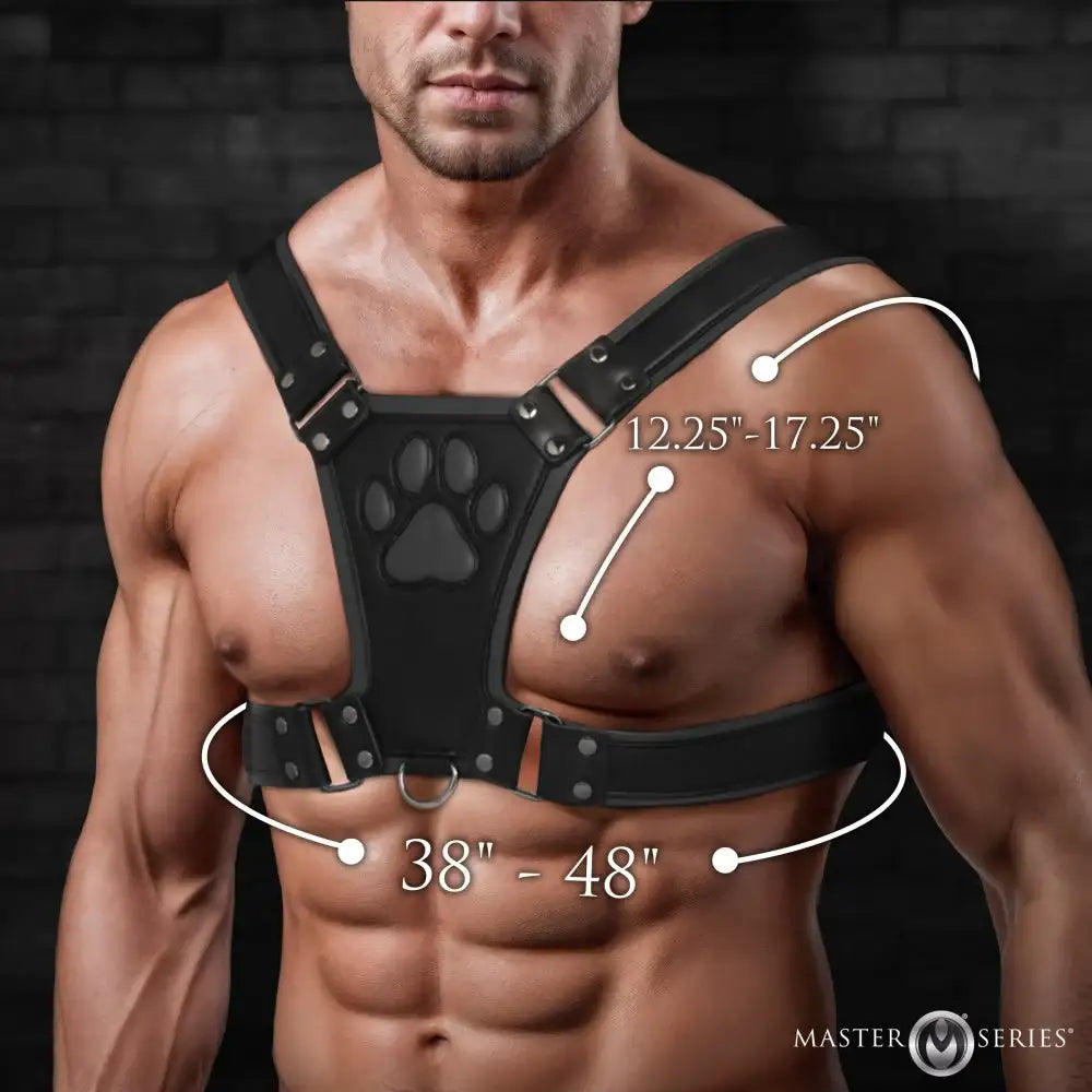 Alpha Pup Bulldog Kinky Leather Harness | 3 COLORS