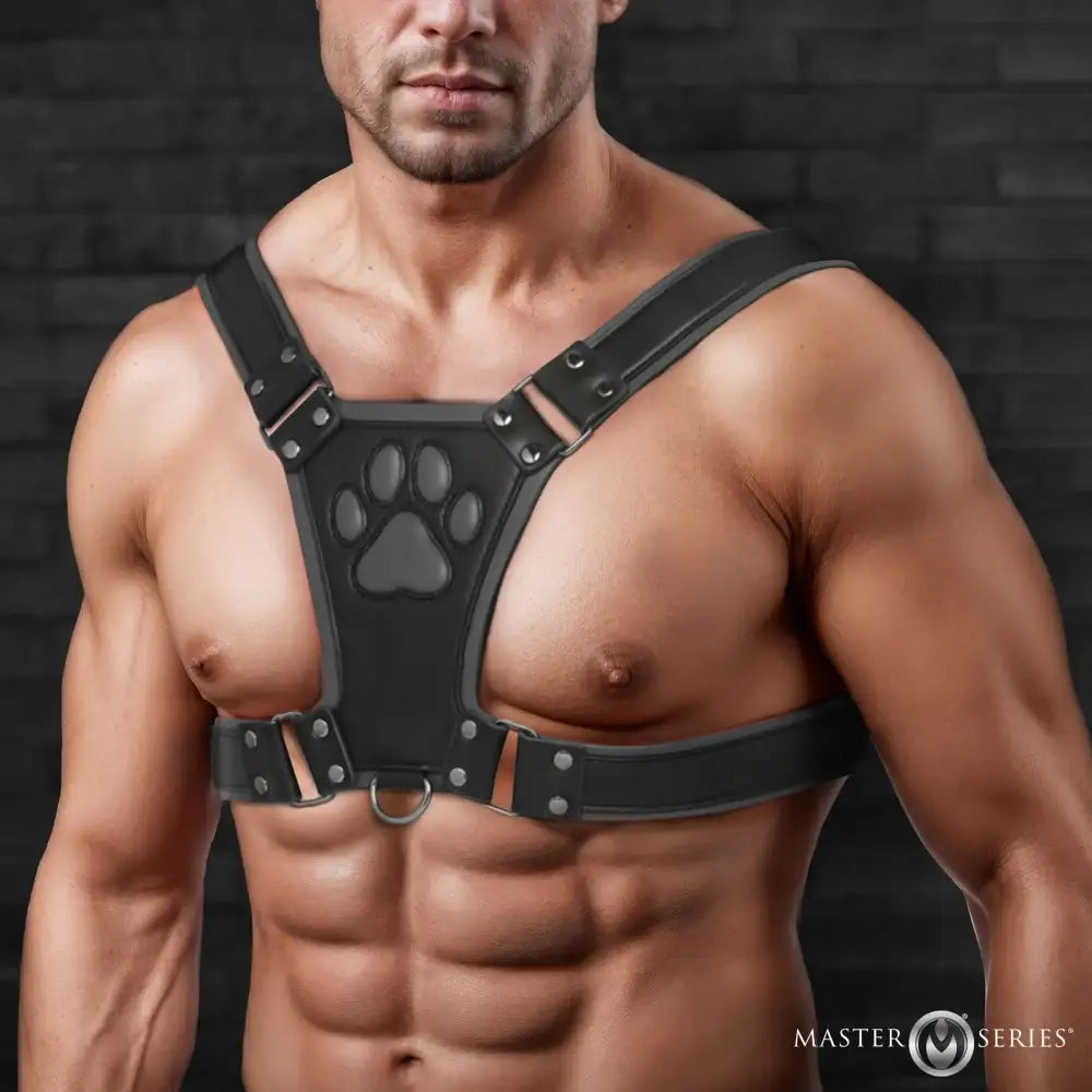 Alpha Pup Bulldog Kinky Leather Harness | 3 COLORS