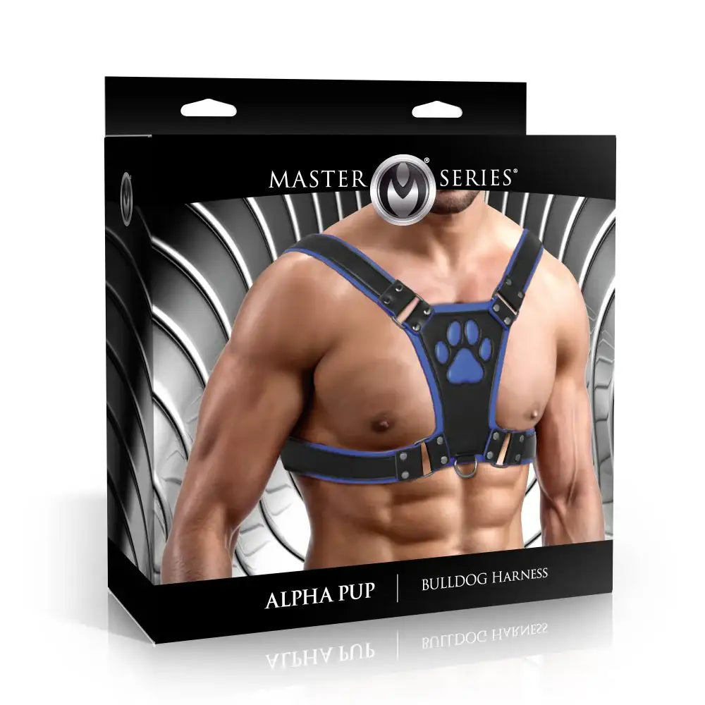 Alpha Pup Bulldog Kinky Leather Harness | 3 COLORS