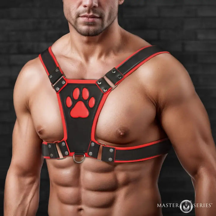 Alpha Pup Bulldog Kinky Leather Harness | 3 COLORS