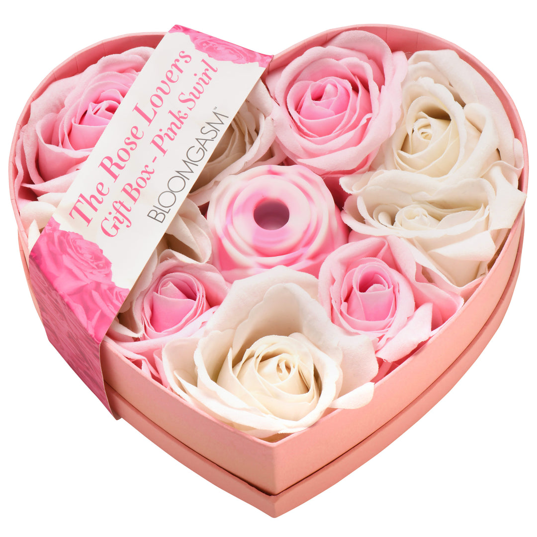 Pink Swirl Rose Lovers Gift Box
