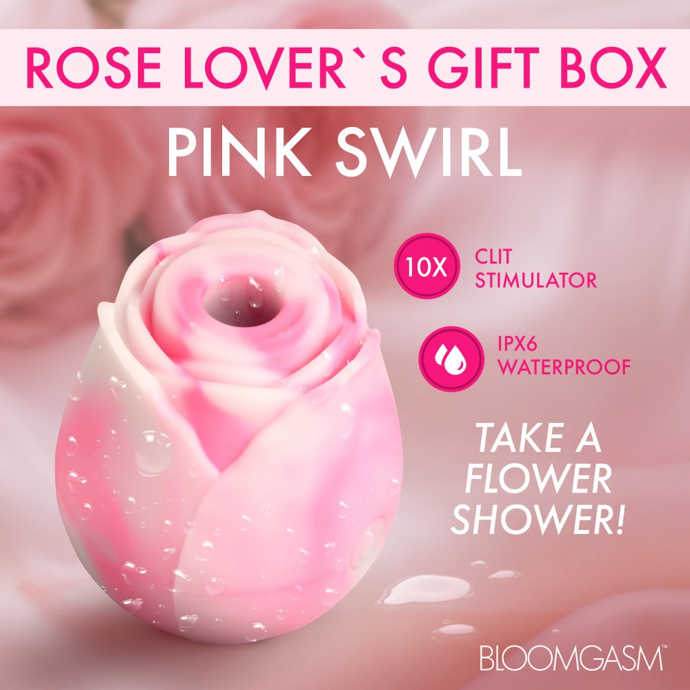 Pink Swirl Rose Lovers Gift Box