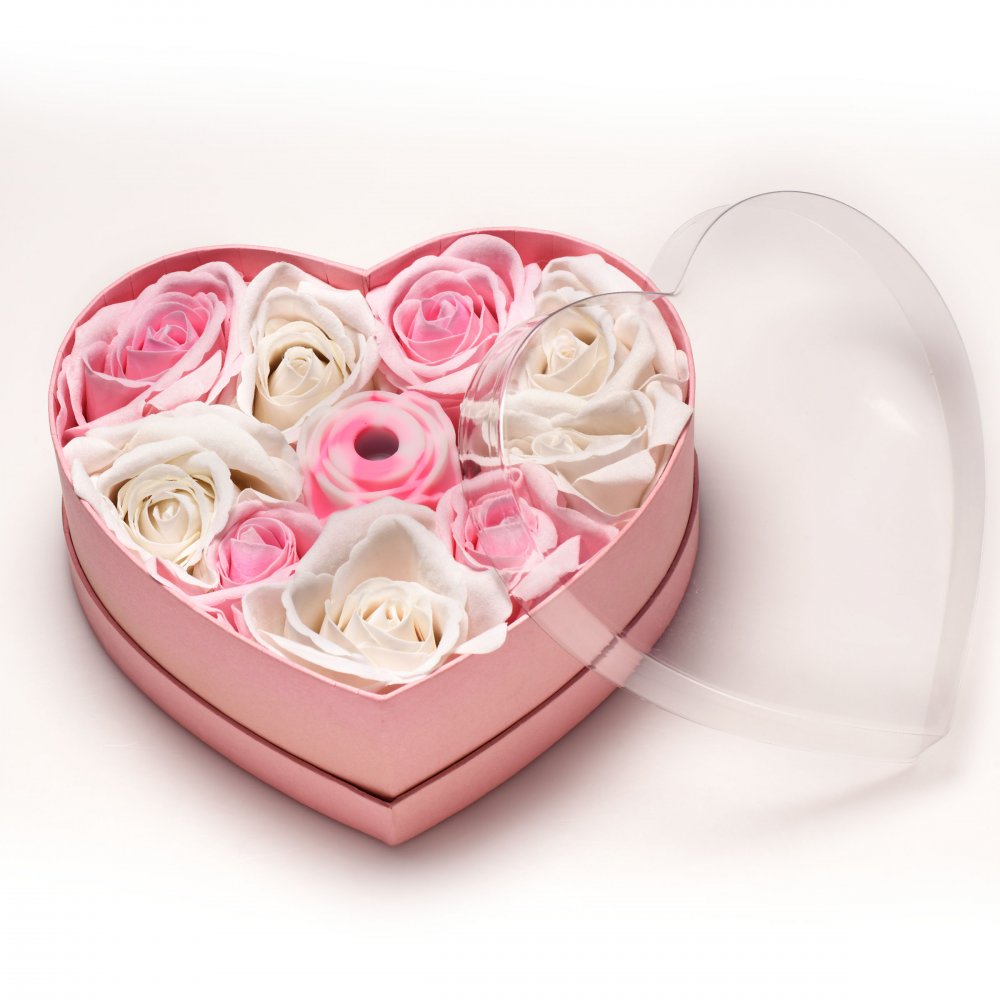 Pink Swirl Rose Lovers Gift Box