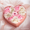 Pink Swirl Rose Lovers Gift Box