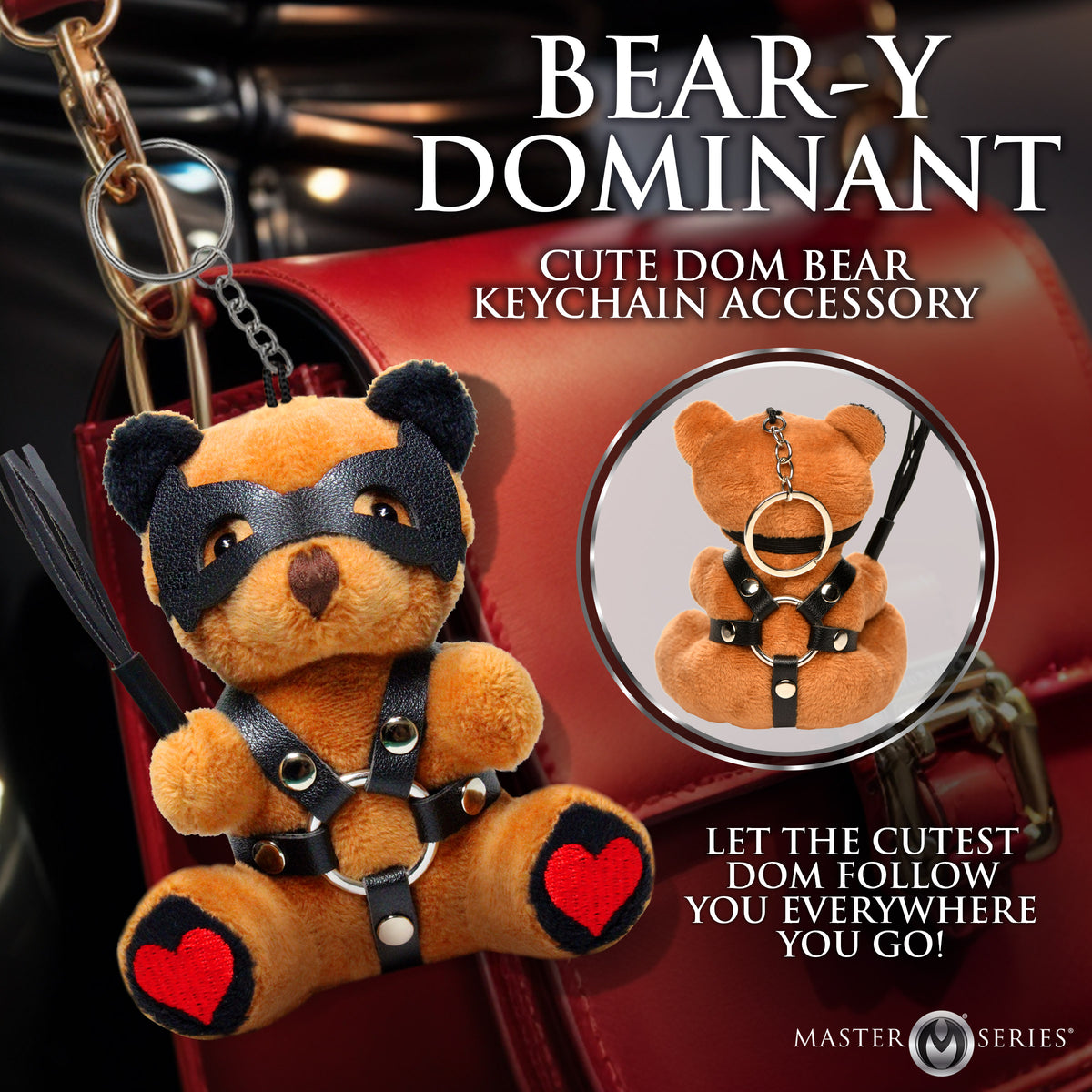 Dom Bear Plush Keychain