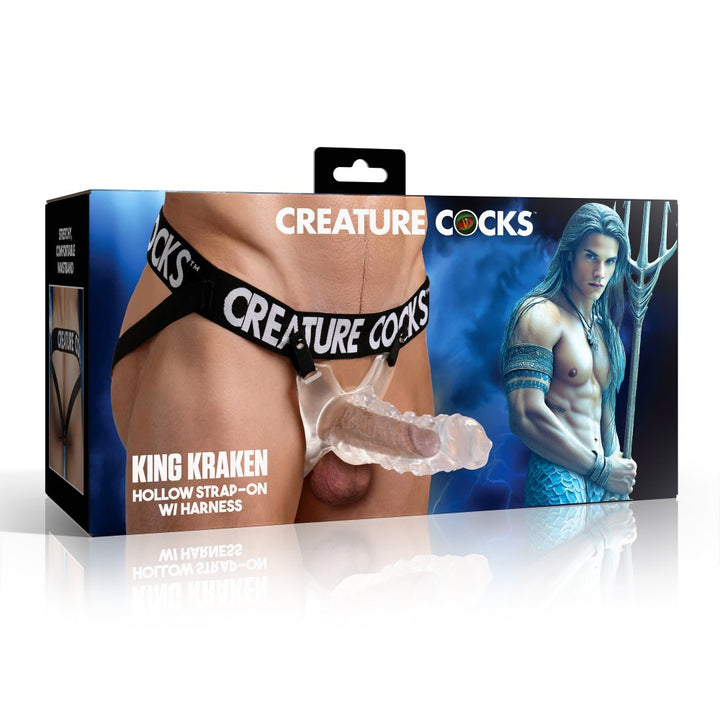 King Kraken Hollow Strap-On w/ Harness